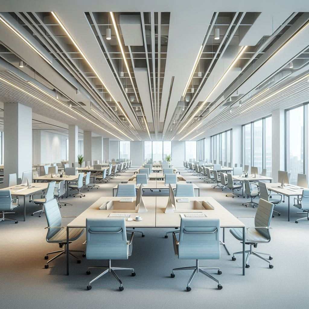 写字楼办公办公区照明舒适度在部门座位批量调换时由财务部门先处理哪些异常